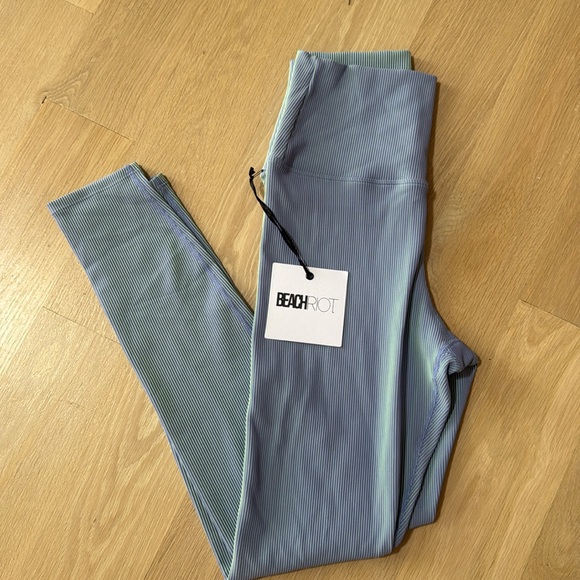 Beach Riot Tayler Legging Seashore Two Tone Rib NWT - Picture 6 of 6